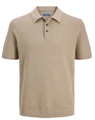Jack & Jones - JPRBluriley Strik Polo - Lemon Pepper